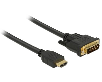 Delock Câble HDMI - DVI, 3 m, bidirectionnel